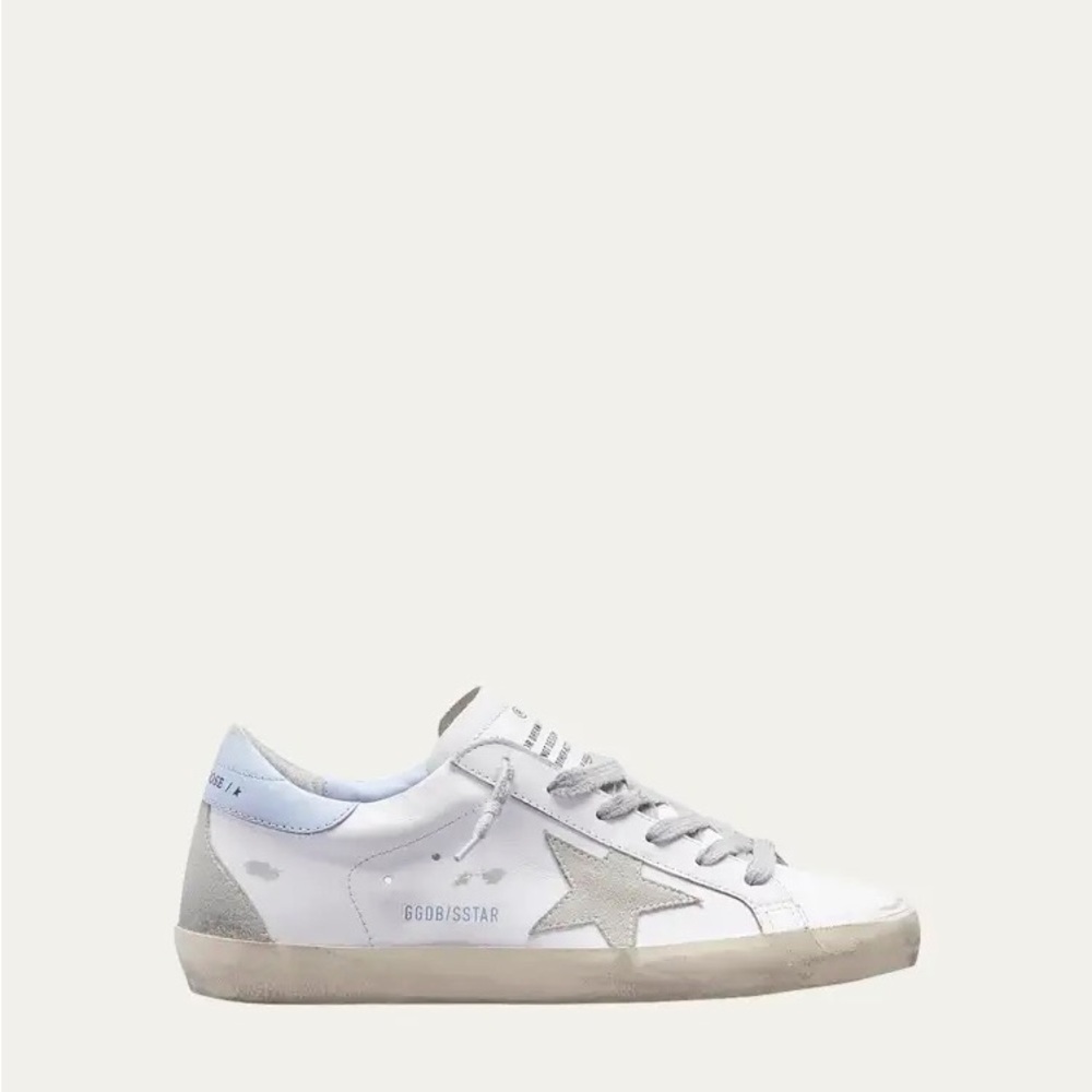 Golden Goose Superstar Classic - White/Ice/Powder Blue - size 38 (fits US 7-7.5)